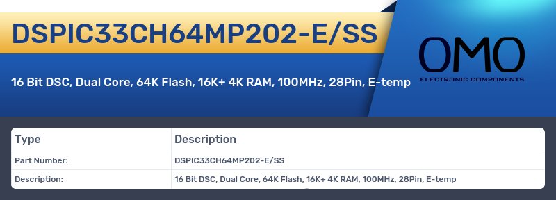 DSPIC33CH64MP202-E/SS