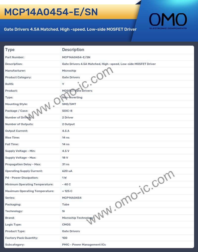 MCP14A0454-E/SN