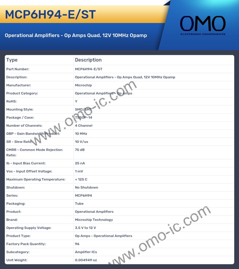 MCP6H94-E/ST