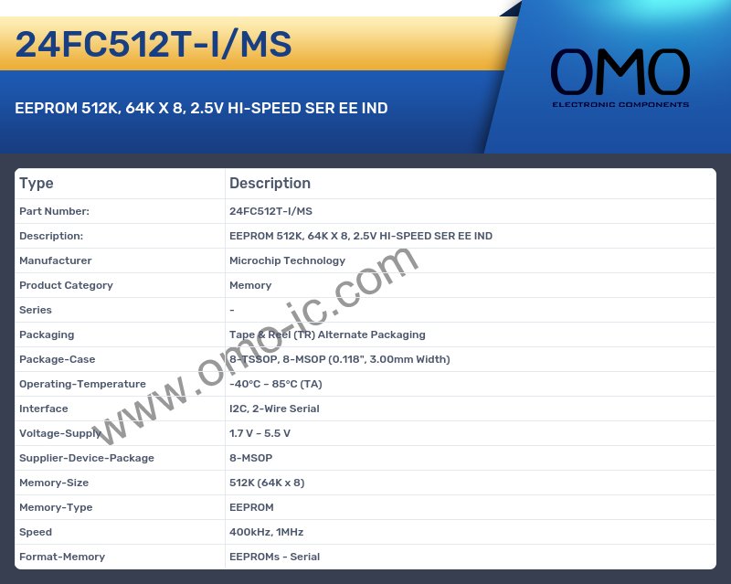 24FC512T-I/MS