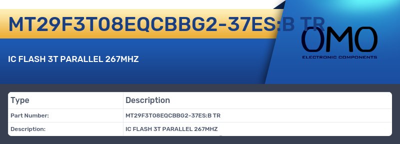 MT29F3T08EQCBBG2-37ES:B TR