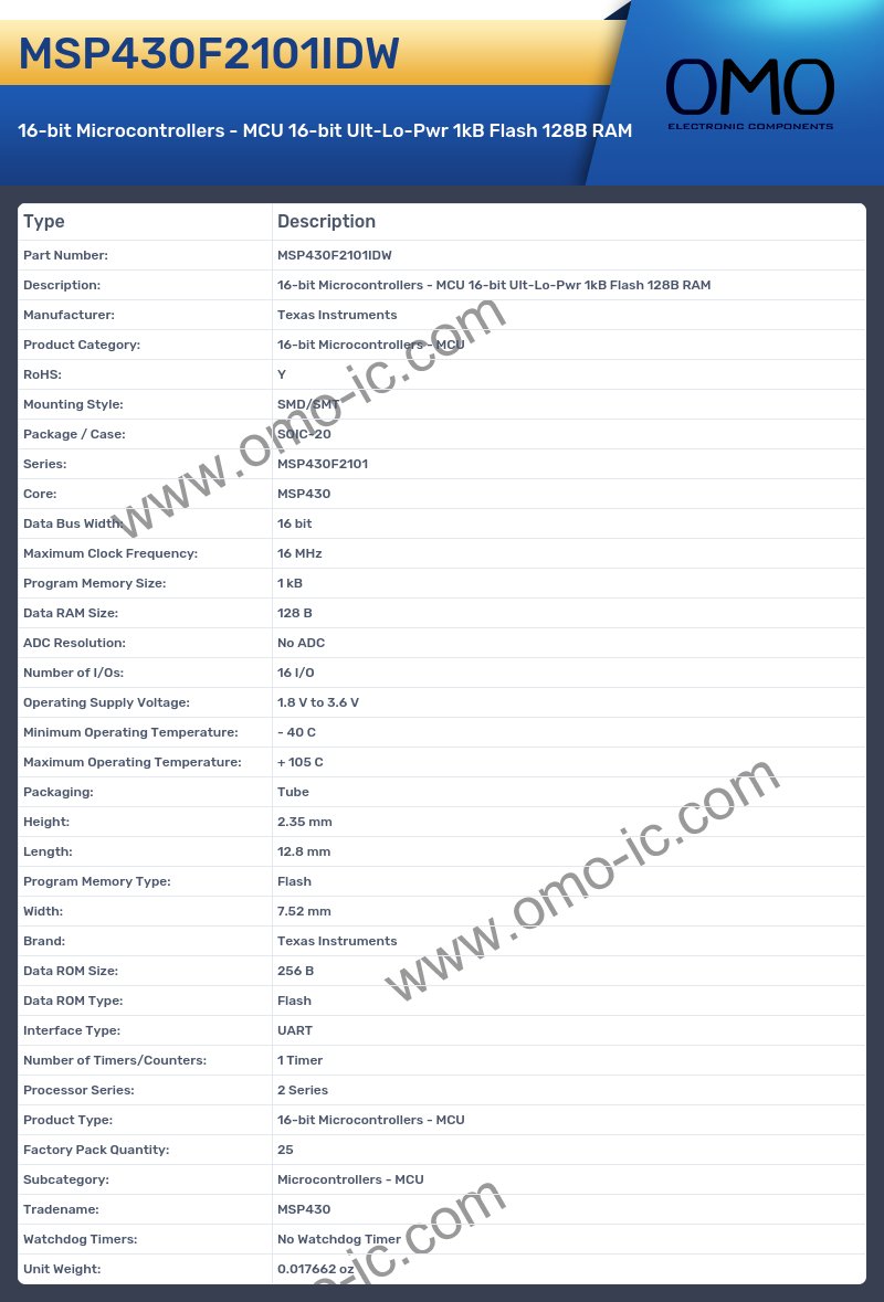 MSP430F2101IDW