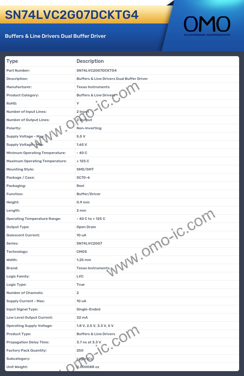 SN74LVC2G07DCKTG4