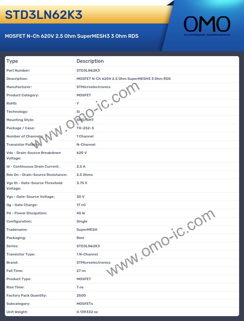 STD3LN62K3