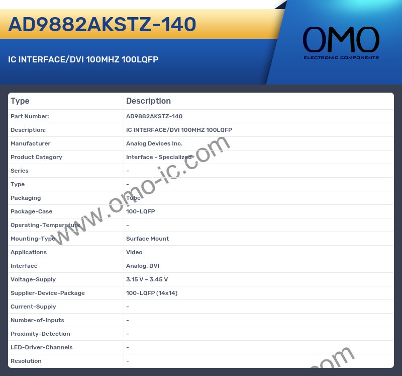 AD9882AKSTZ-140