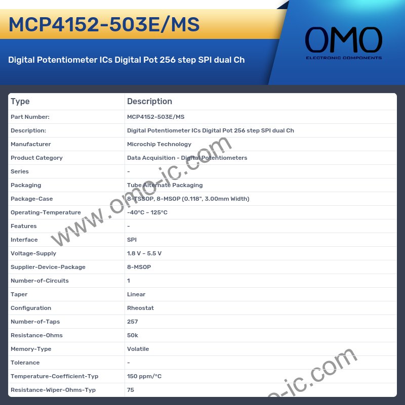 MCP4152-503E/MS