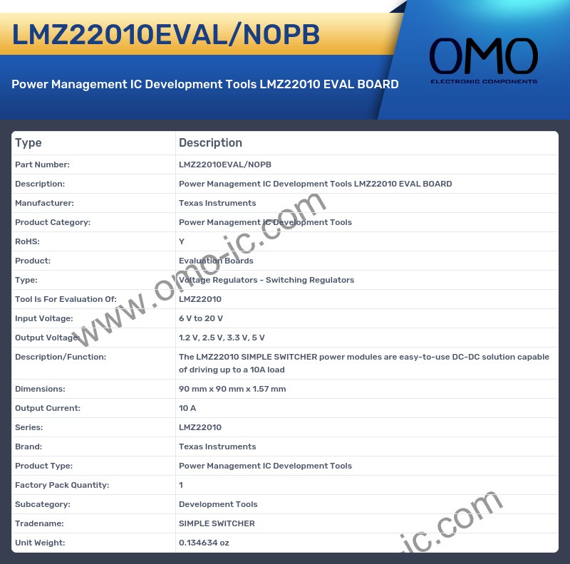 LMZ22010EVAL/NOPB