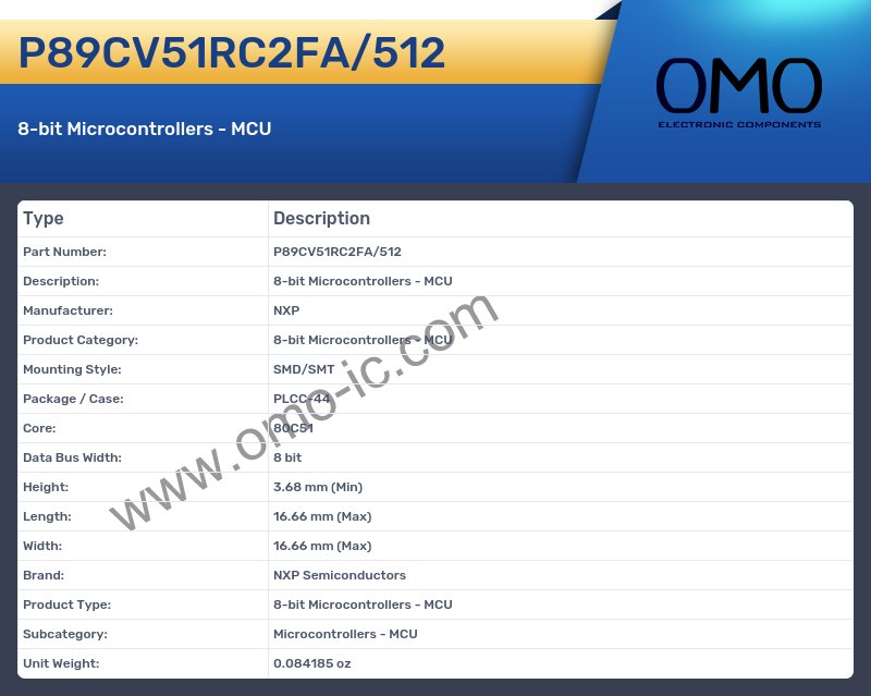P89CV51RC2FA/512