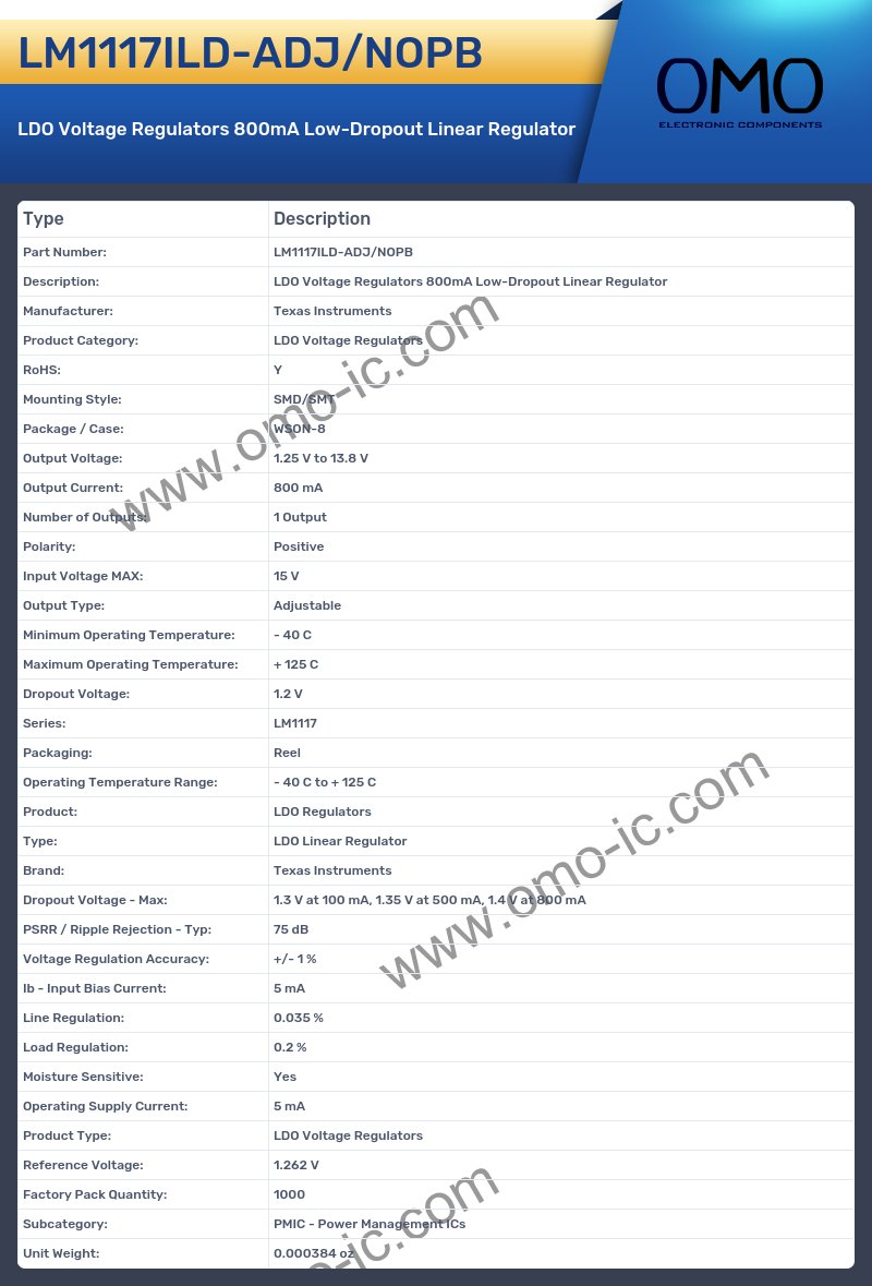 LM1117ILD-ADJ/NOPB