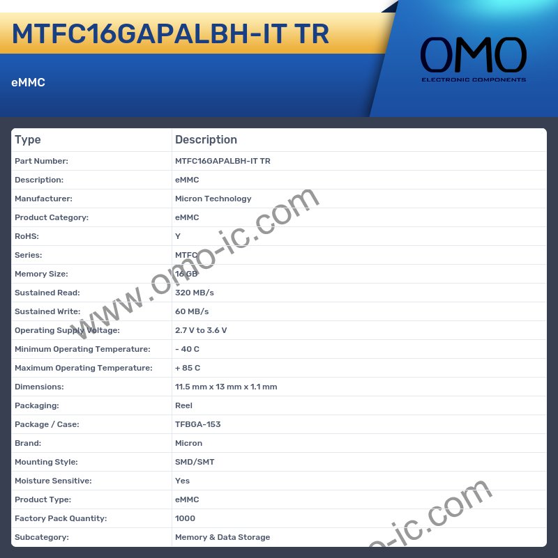 MTFC16GAPALBH-IT TR