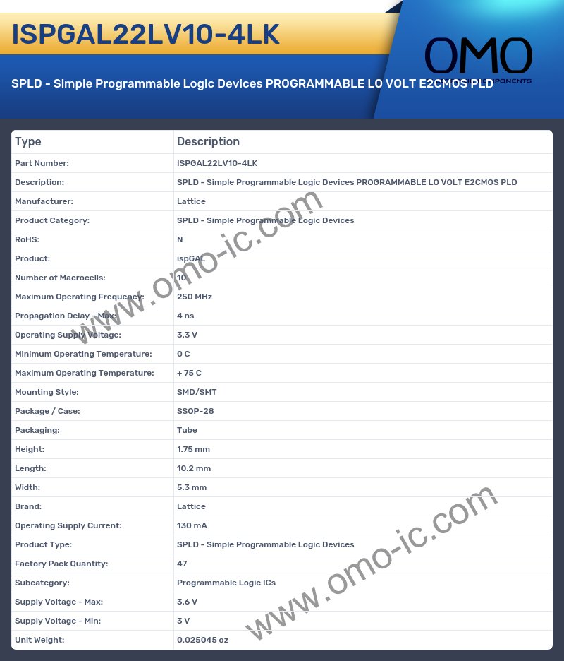 ISPGAL22LV10-4LK