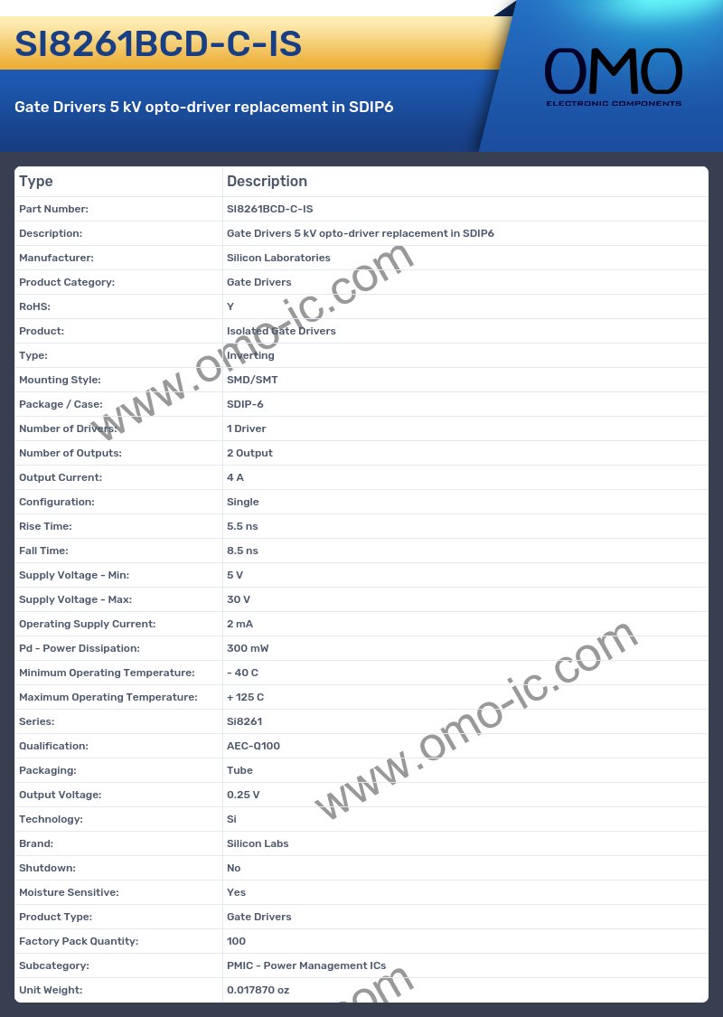 SI8261BCD-C-IS