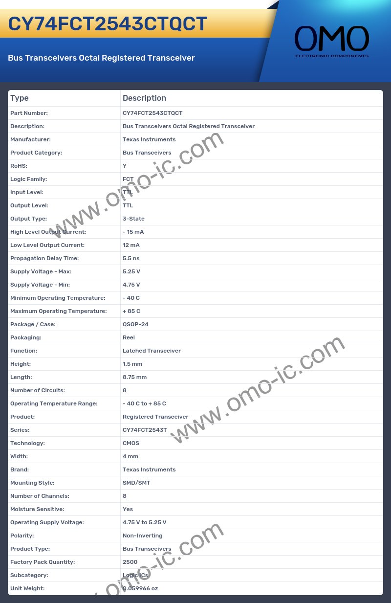 CY74FCT2543CTQCT