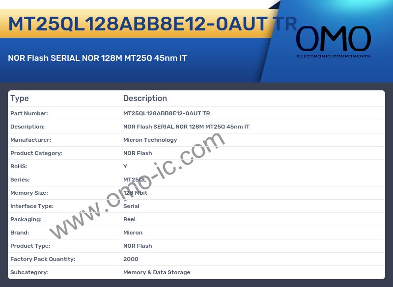 MT25QL128ABB8E12-0AUT TR