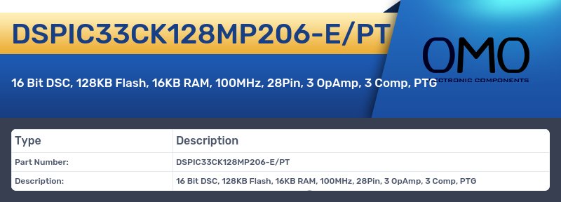 DSPIC33CK128MP206-E/PT