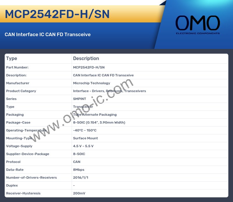 MCP2542FD-H/SN