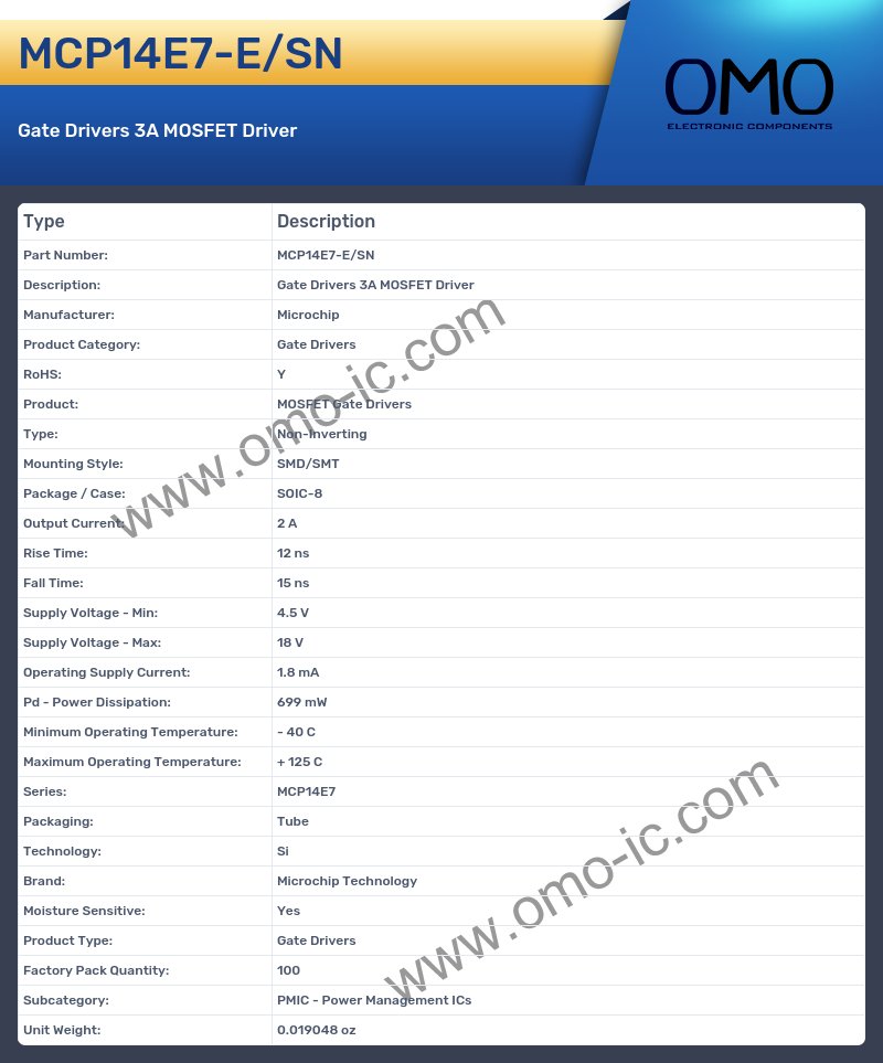 MCP14E7-E/SN