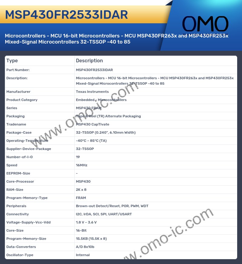 MSP430FR2533IDAR