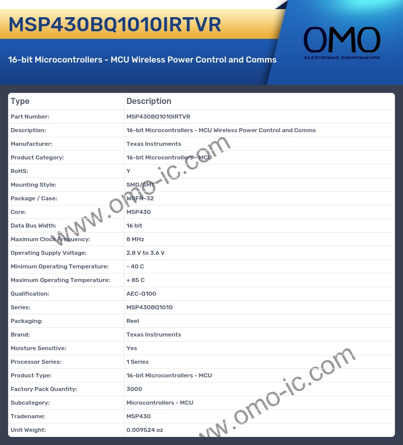 MSP430BQ1010IRTVR