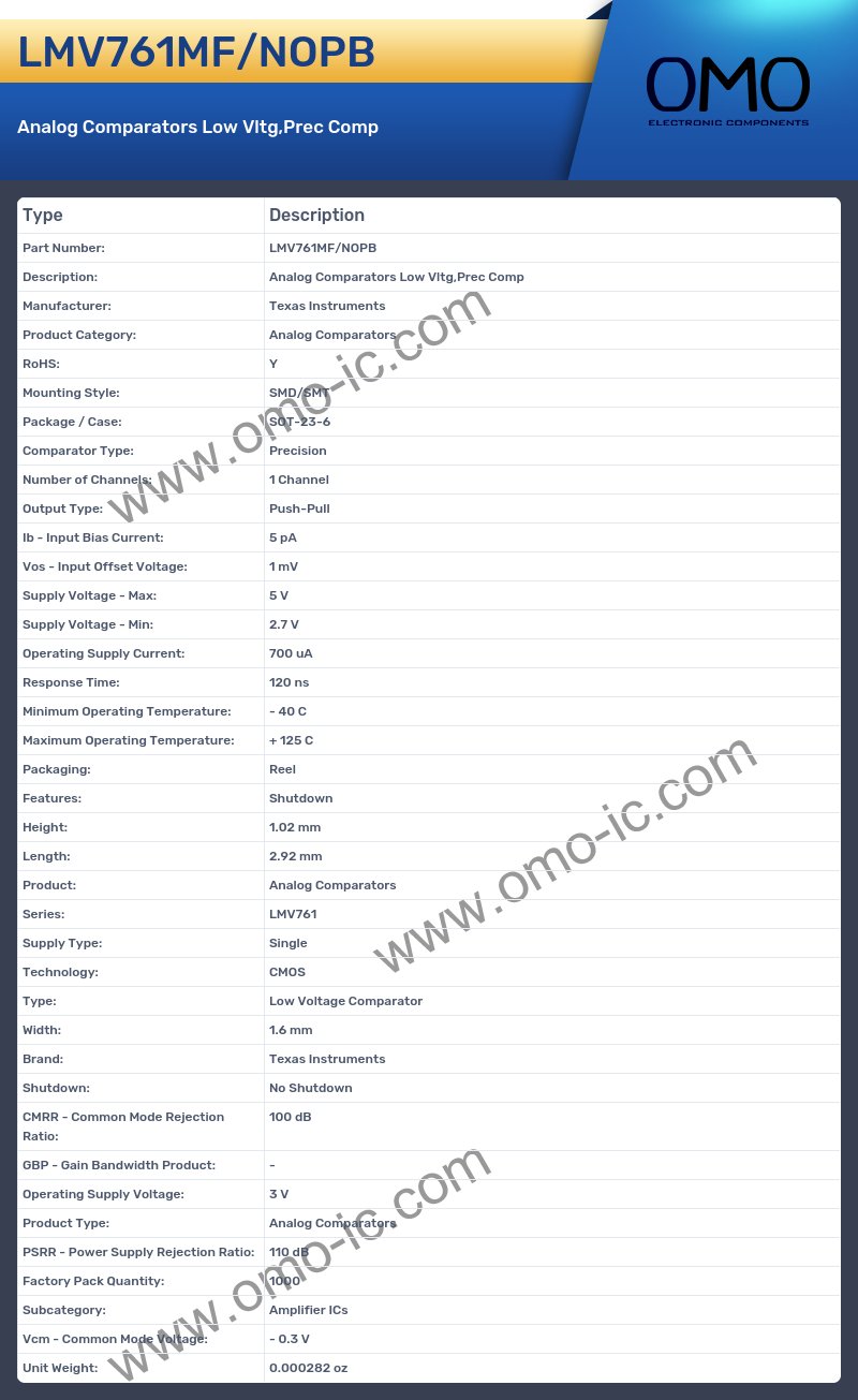 LMV761MF/NOPB