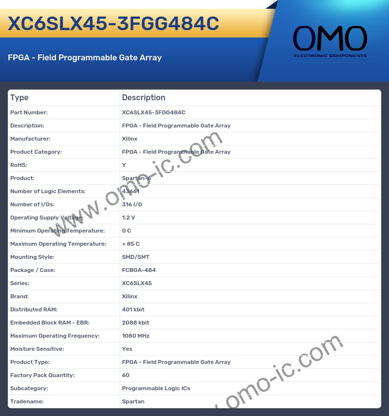 XC6SLX45-3FGG484C