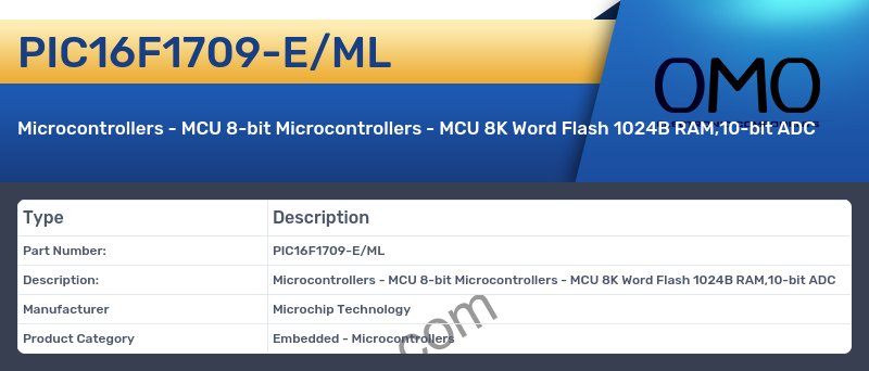 PIC16F1709-E/ML
