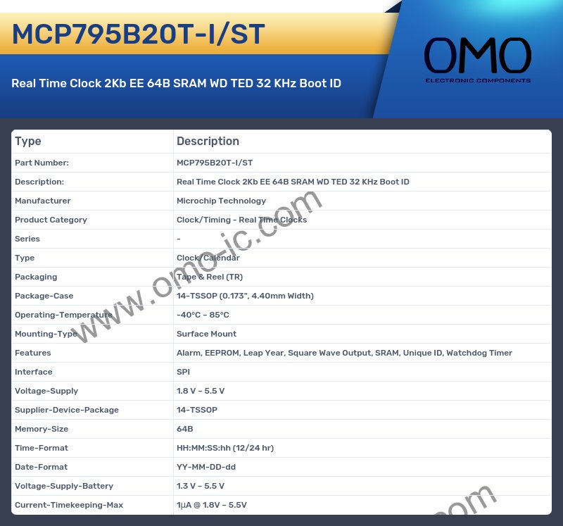 MCP795B20T-I/ST