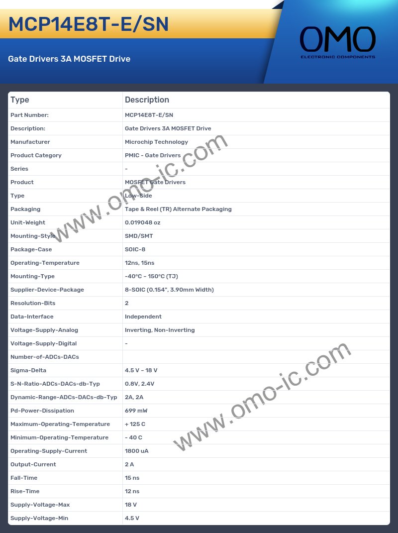 MCP14E8T-E/SN