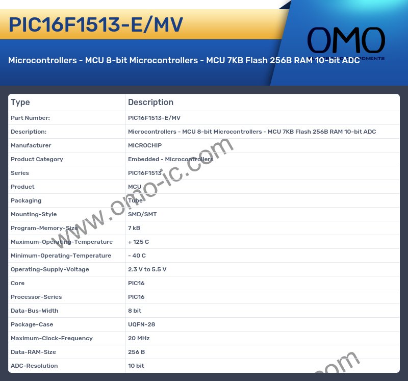 PIC16F1513-E/MV
