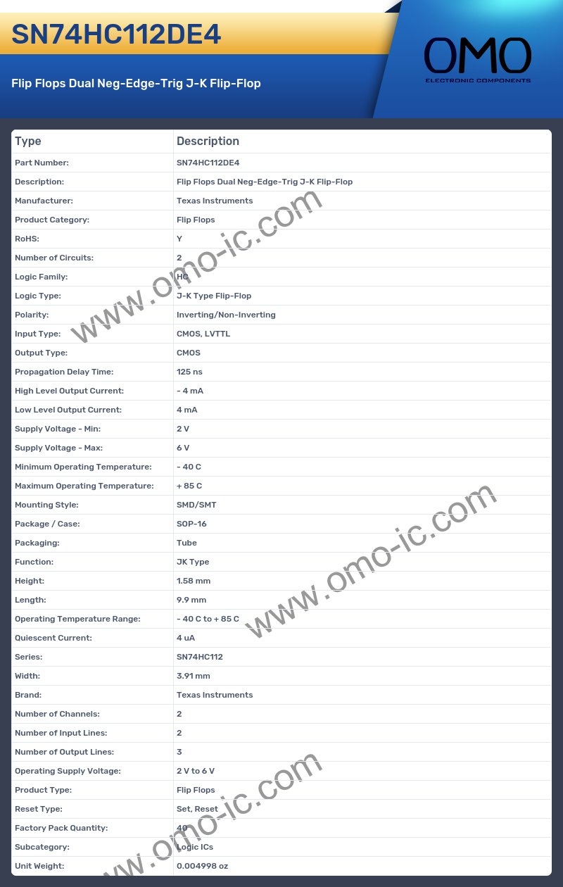SN74HC112DE4