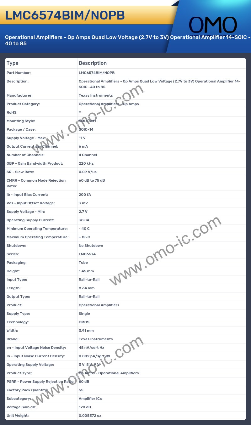 LMC6574BIM/NOPB