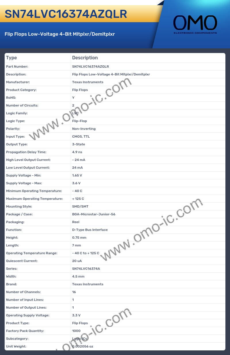SN74LVC16374AZQLR