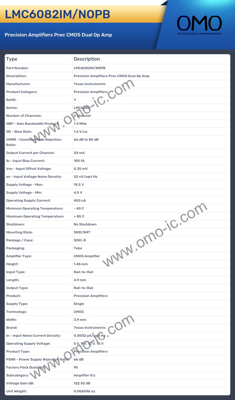 LMC6082IM/NOPB