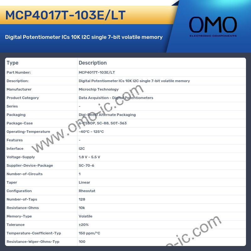 MCP4017T-103E/LT