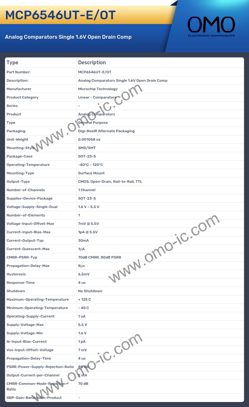 MCP6546UT-E/OT