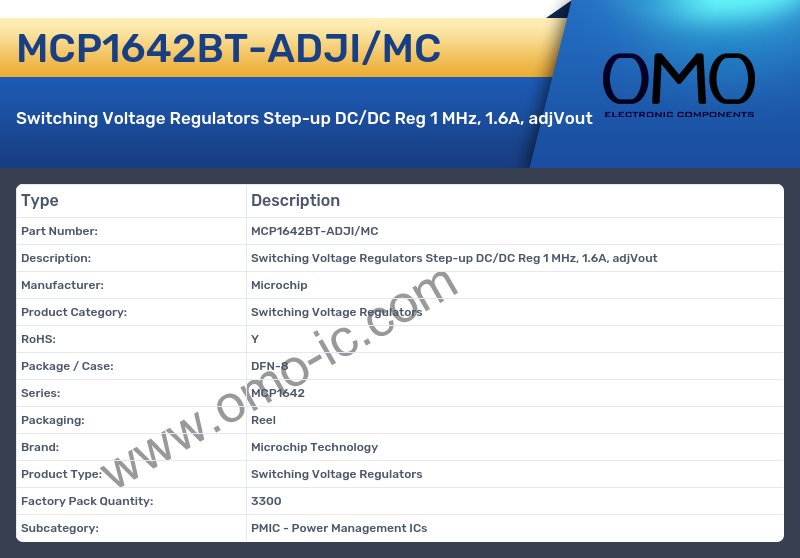 MCP1642BT-ADJI/MC