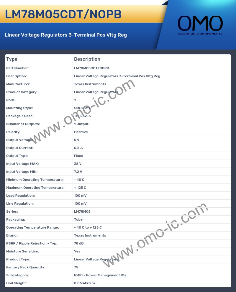 LM78M05CDT/NOPB