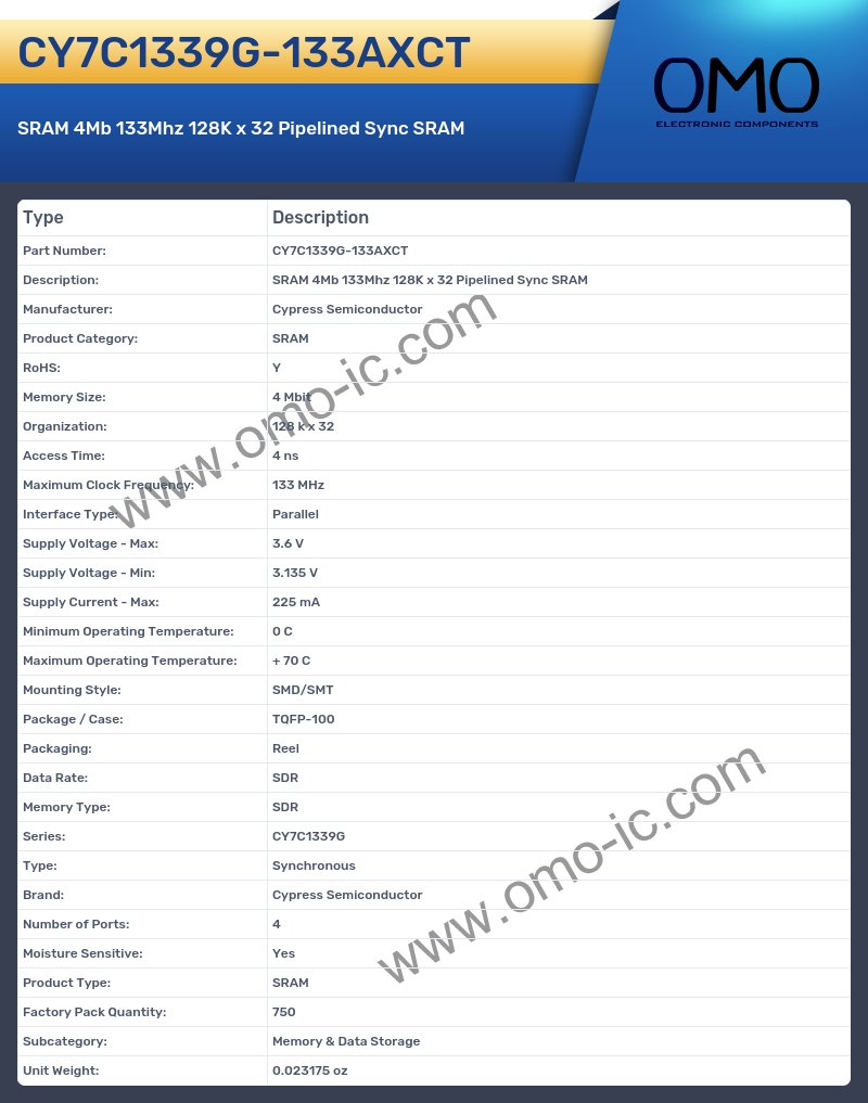 CY7C1339G-133AXCT