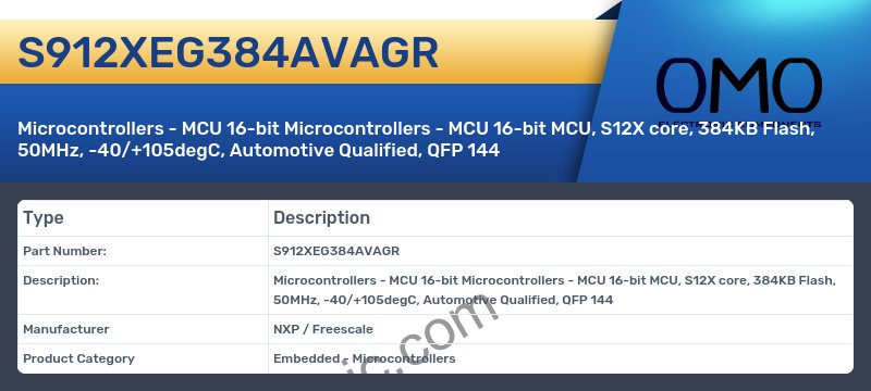 S912XEG384AVAGR