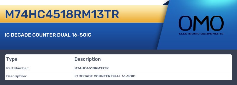M74HC4518RM13TR