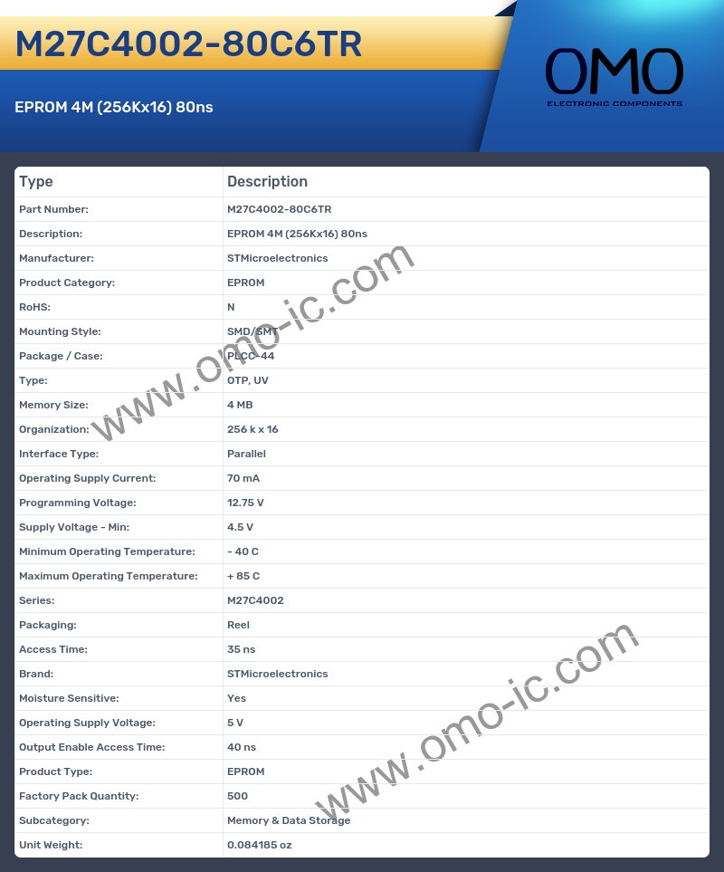 M27C4002-80C6TR