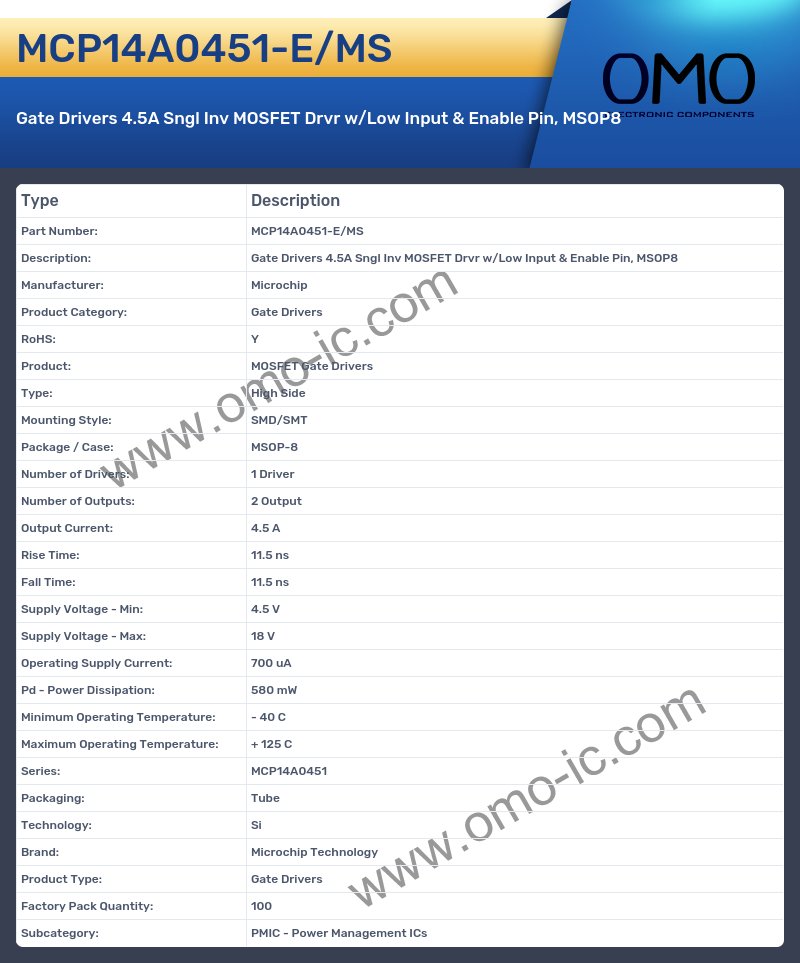 MCP14A0451-E/MS
