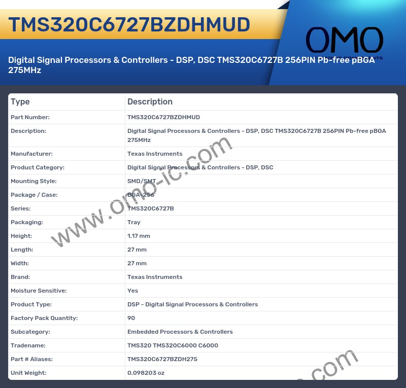 TMS320C6727BZDHMUD
