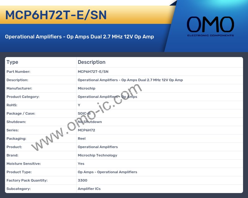 MCP6H72T-E/SN