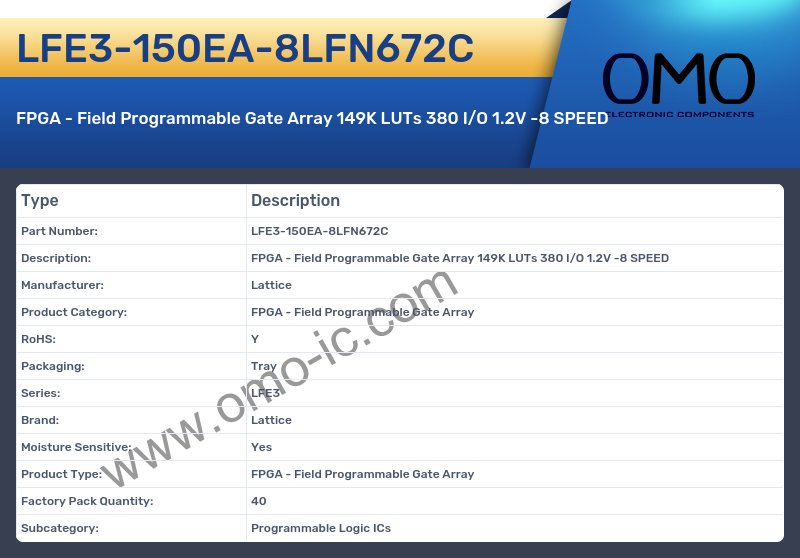 LFE3-150EA-8LFN672C
