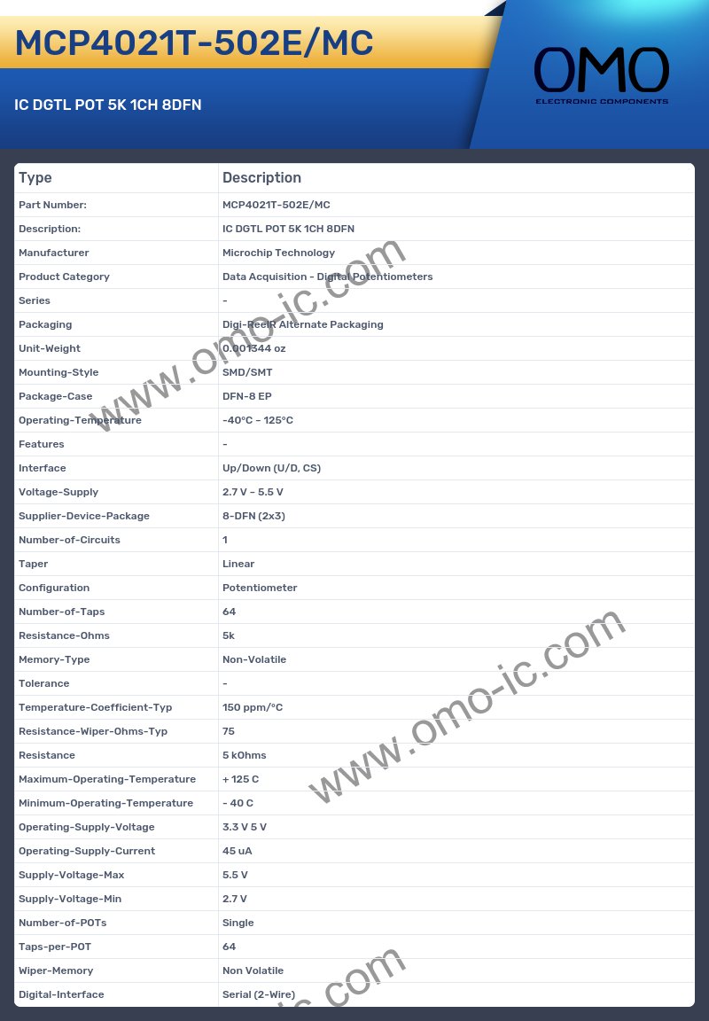 MCP4021T-502E/MC