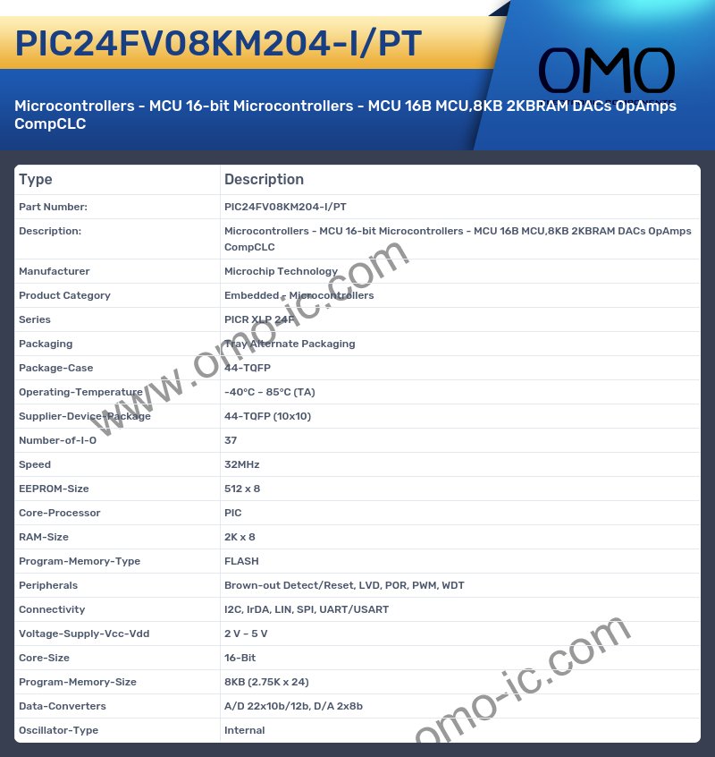PIC24FV08KM204-I/PT