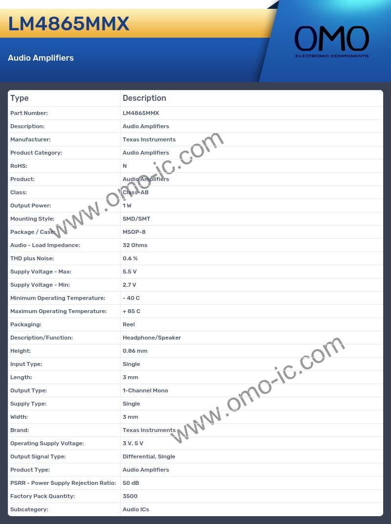 LM4865MMX