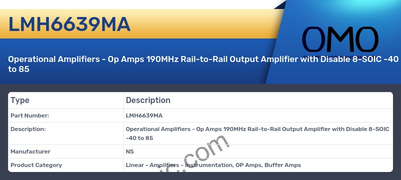 LMH6639MA