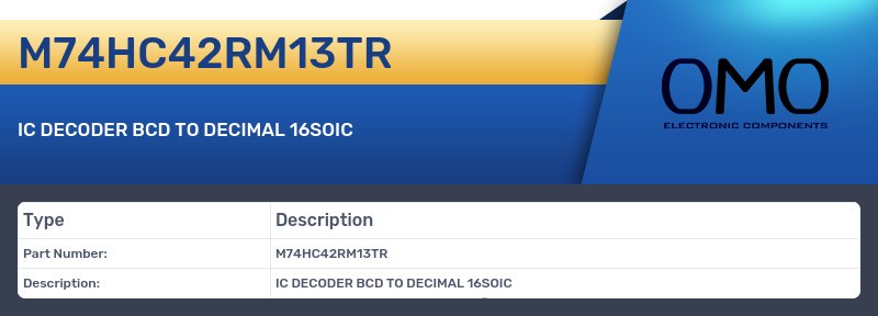 M74HC42RM13TR
